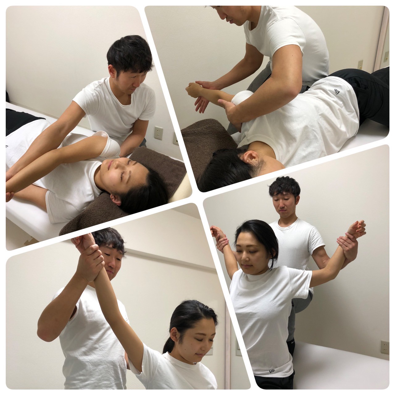 出張ストレッチ、マッサージ、美容鍼の様子（４）